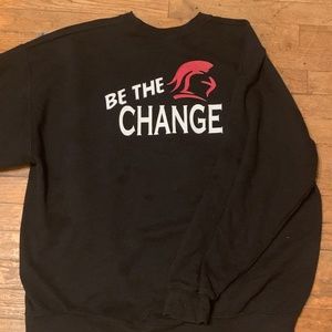 Be the change sweater